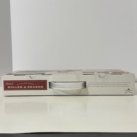 Parini Stainless Steel Barbeque hot dog roller & Salt and Pepper Shaker Grilling - Picture 15 of 16